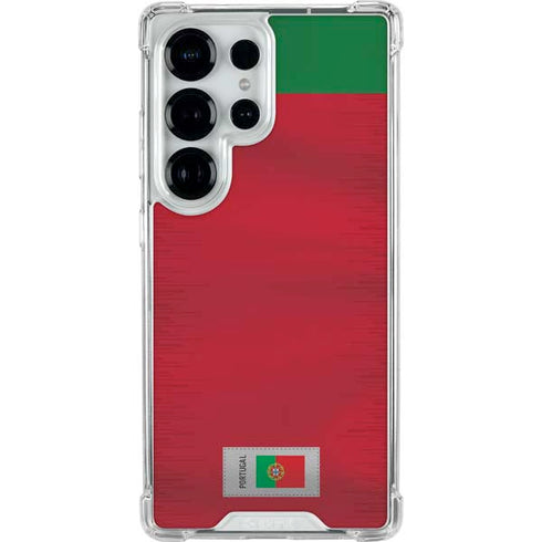 Portugal Soccer Flag Galaxy S25 Ultra Clear Case